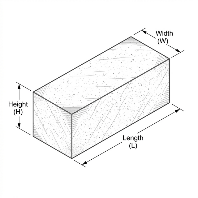 Granite Block Volume, Weight & Rate Calculator